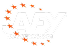 Logo de Javey avec les lettres JAVEY entourées d'étoiles orange en cercle